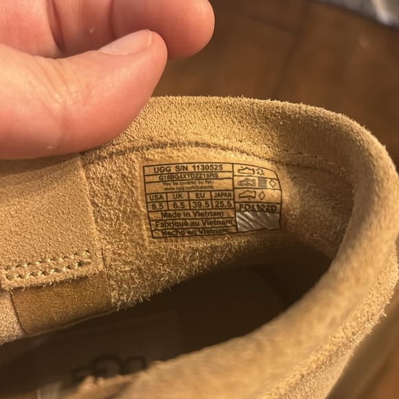 Ugg Suede Josephine Cuff Boot Size 8.5 - Picture 5 of 5